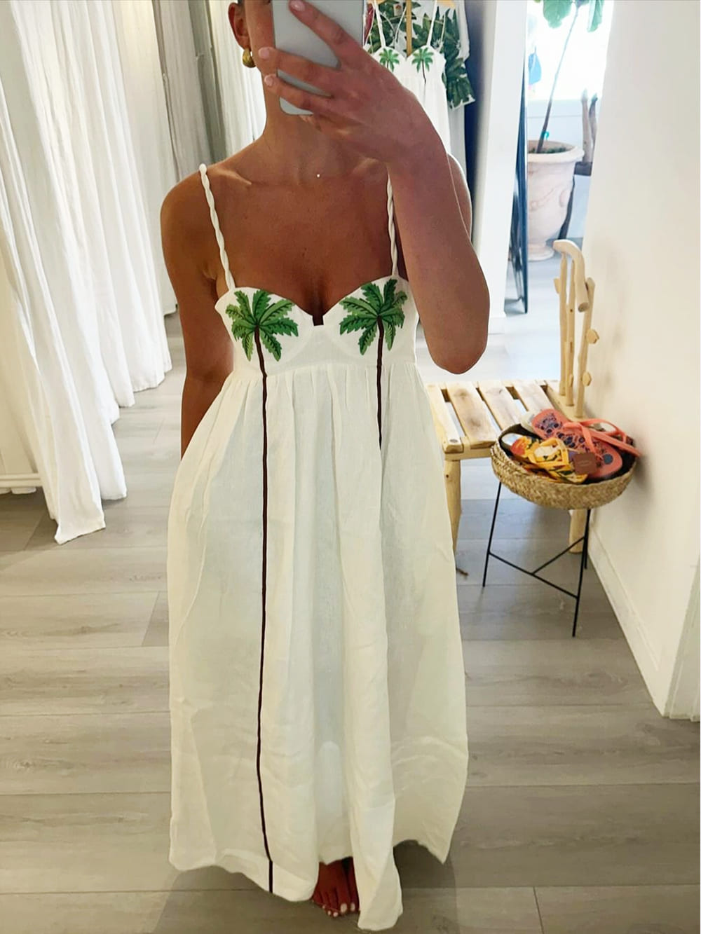 Joan™ - Pretty Palm Maxi Dress