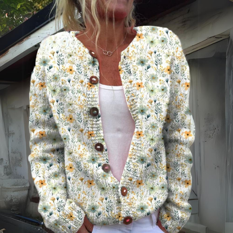 Thalia™ - Vest Met Bloemenprint