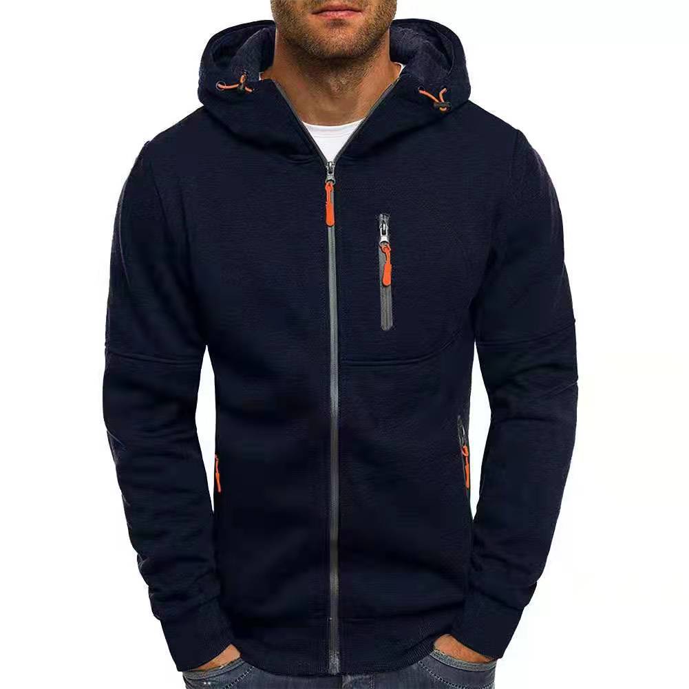 Daniel™ - Heren hoodie | Capuchon met rits en fleece