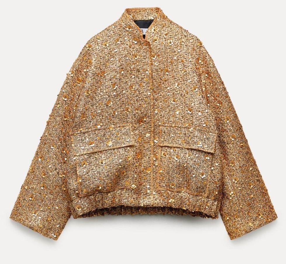 Sammie™ - Gouden Sequin Jacket