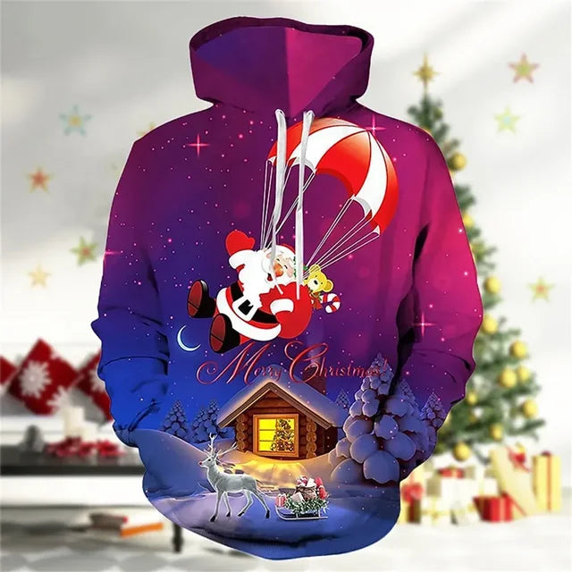 Kerst Hoodie voor mannen