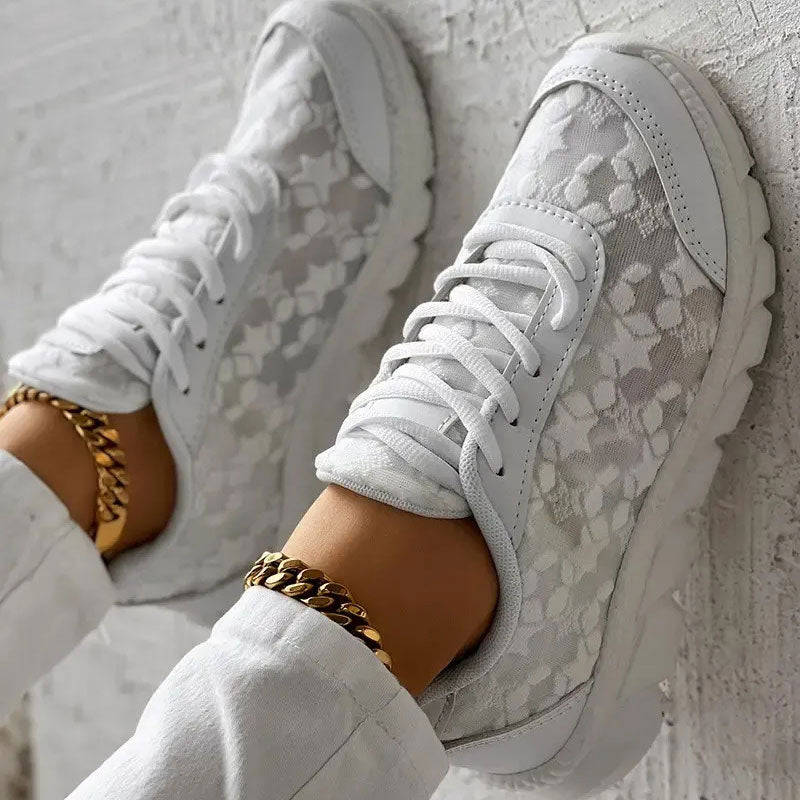 Nola™ - Comfortabele witte sneakers